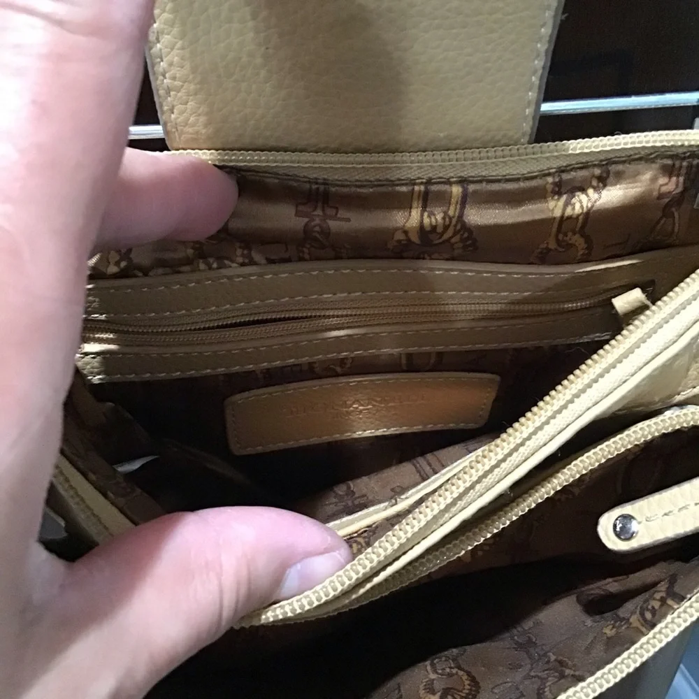 Tignanello Tan‎ Leather Crossbody Bag